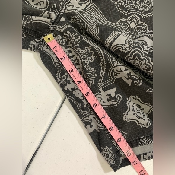 NWT Carhartt WIP Single Knee Short Columbia Ripstop Black Heavy Stone Wash - Picture 9 of 12